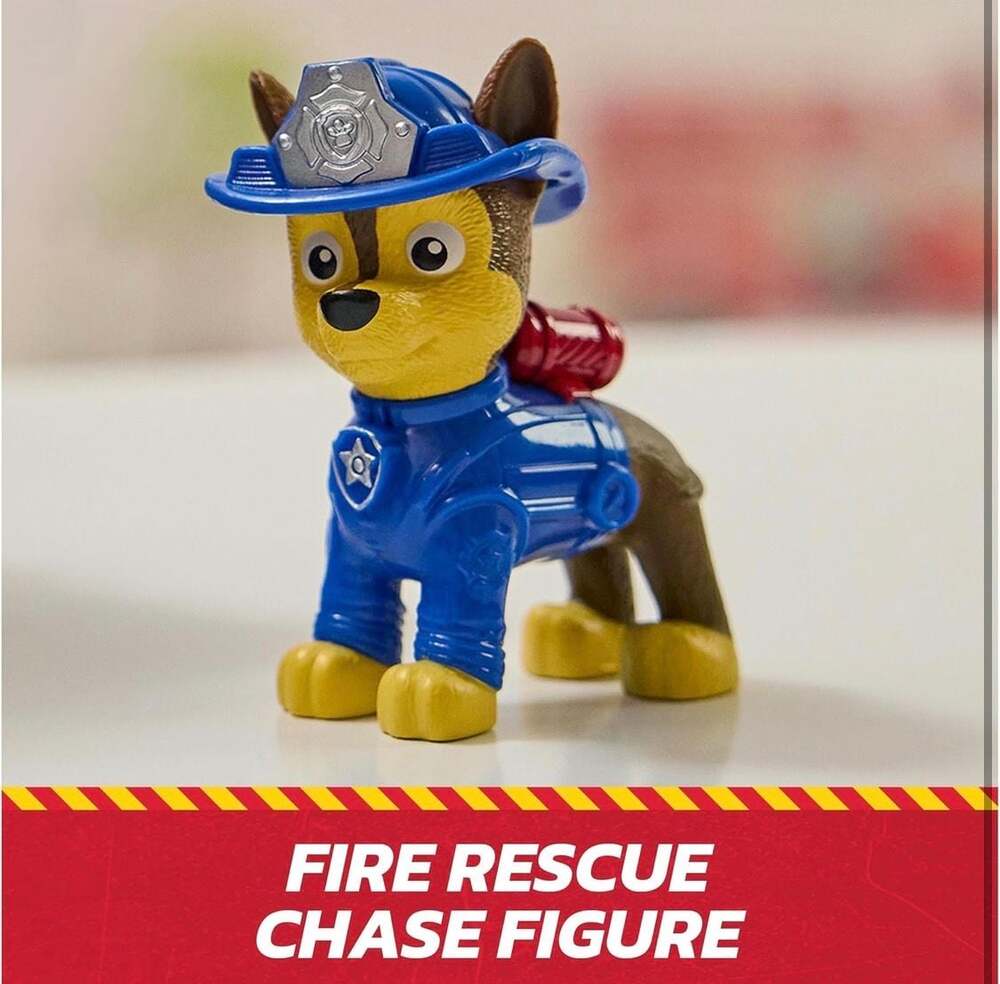 PAW Patrol Fire Rescue Chase Rescue Fire Cruiser with Figure and Projectile Laun - Picture 3 of 5